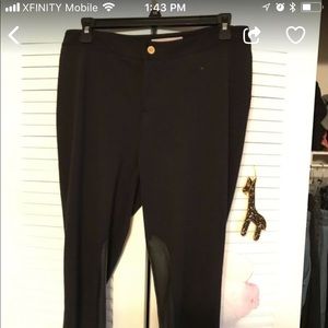 Michael Kors faux leather leggings size 8